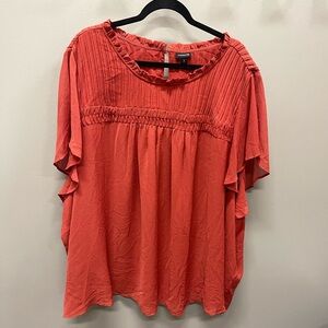 Torrid Vibrant Coral Blouse